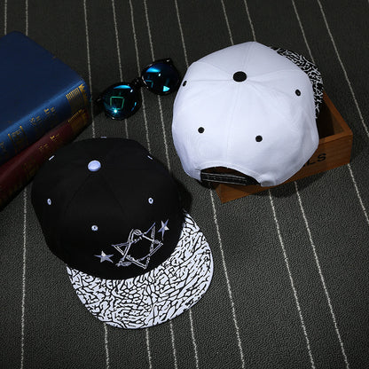 Cotton Star of David Hat Outdoor Casual Sun-proof