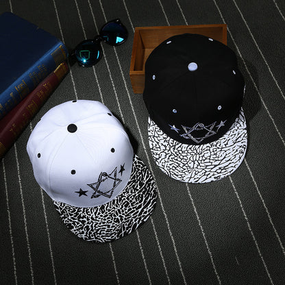 Cotton Star of David Hat Outdoor Casual Sun-proof