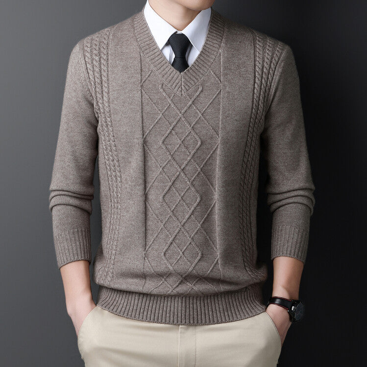 Chicken Collar Pullover Knitting Men's Casual Hoodie - Munsieur