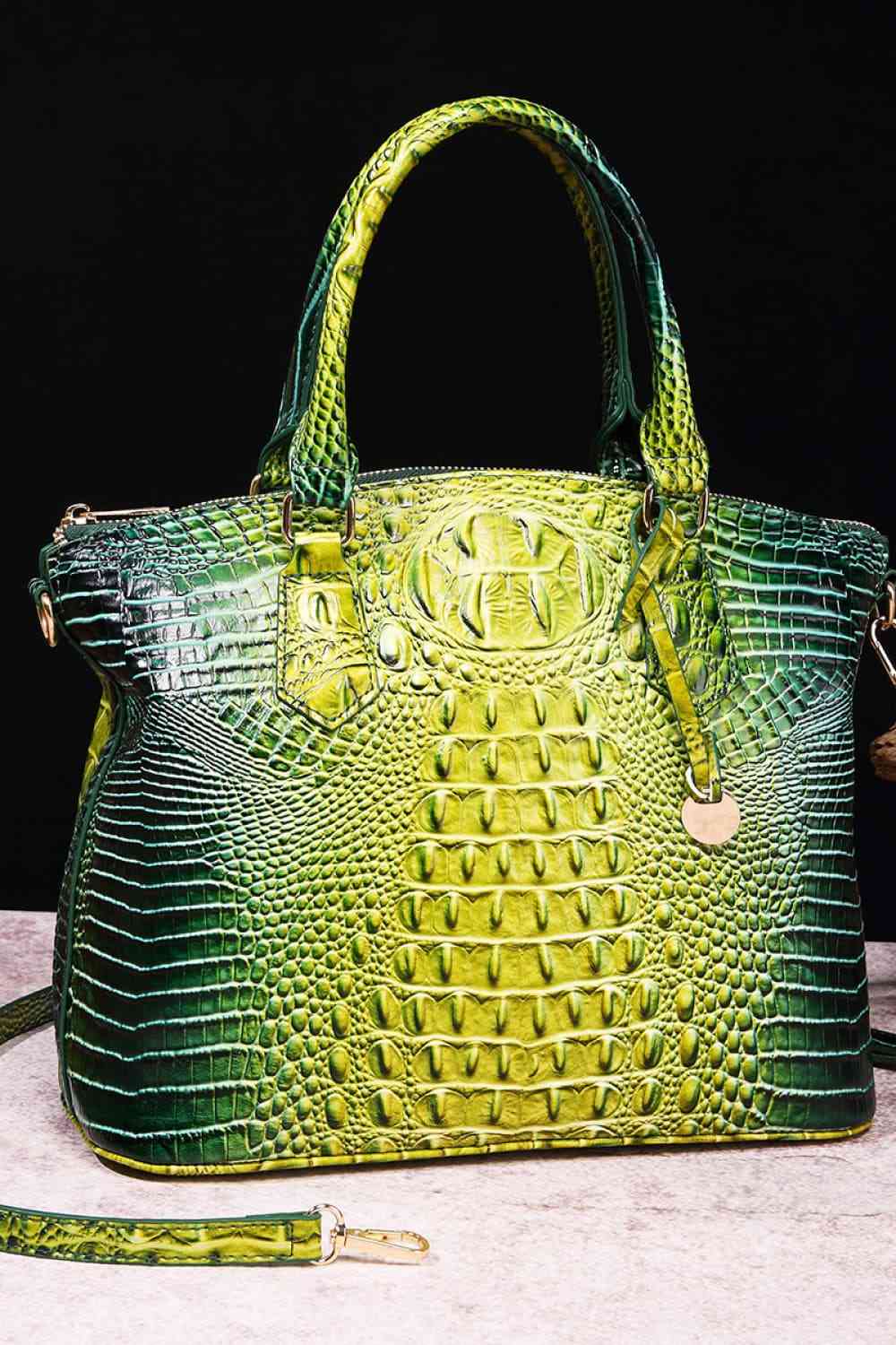 Gradient PU Leather Handbag - Munsieur