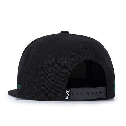 Topi All-match Jalanan Trend Lelaki Dan Wanita Hip-hop Kapas Sulaman Daun