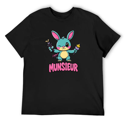 Munsieur 男士復活節兔子系列「Blaze」復活節設計師 T 卹