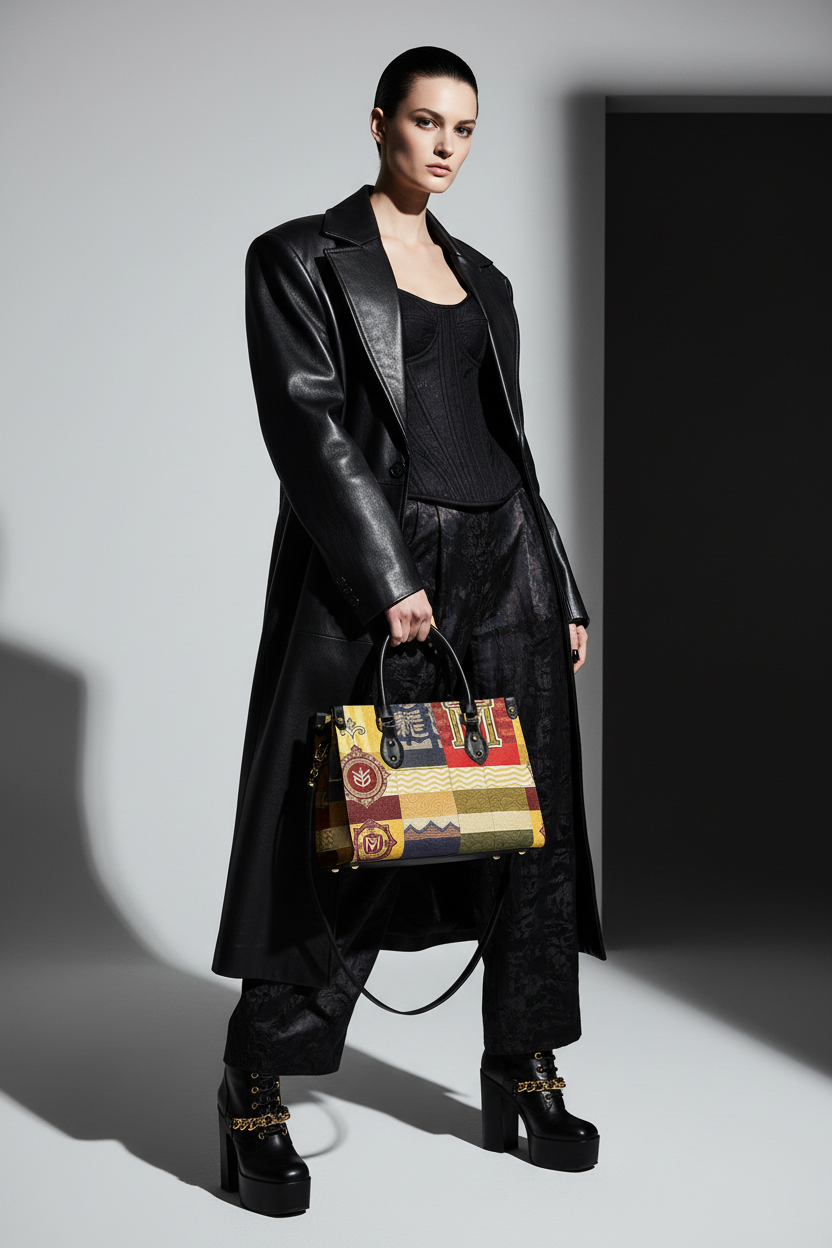 "Ms." PU Handbag MUNSIEUR