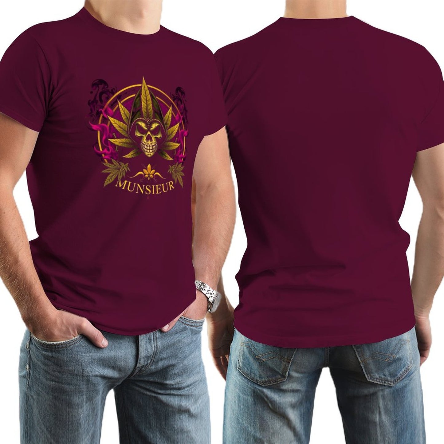 Munsieur 420 Collection "Out The Smoke" Tee for Men
