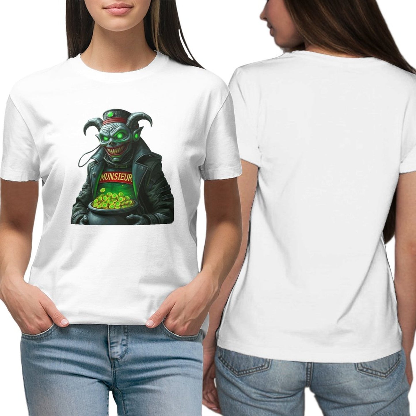 Munsieur St. Patrick's Day Collection for Women - Celtic Runes & Irish Heritage II T-Shirt