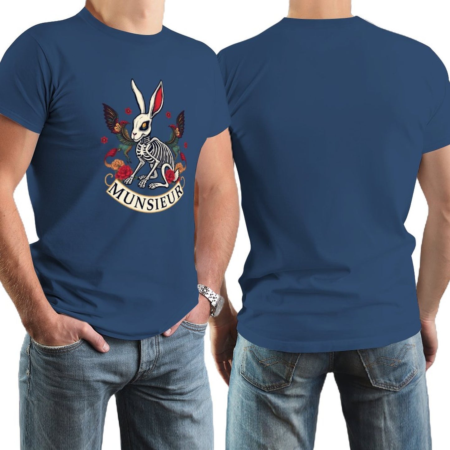 Munsieur Brand Tee "Rabbit FuFu" Streetwear Design Stylish Tee for Men