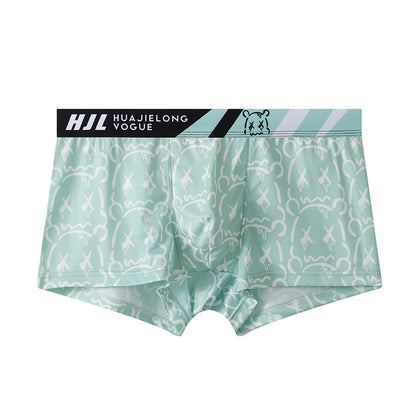 Men's Multi-color Printing Slim Fit Breathable Boxers - Munsieur