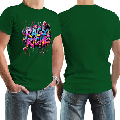 Men's Tee Munsieur Original Design "Rags2Riches" Streetwear Design