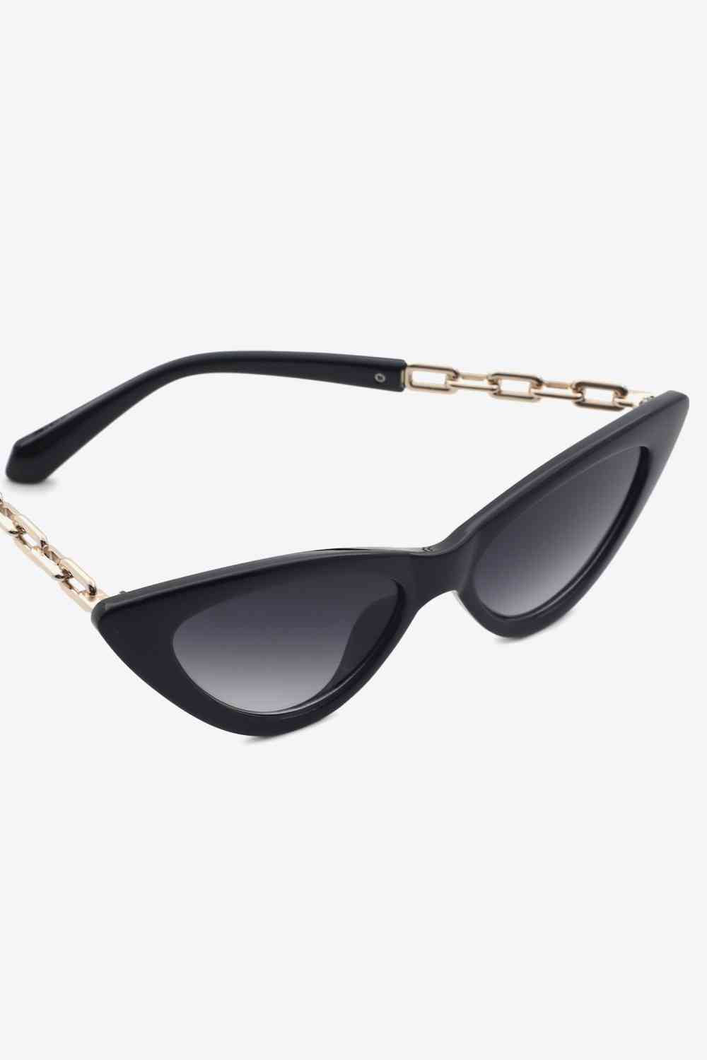 Chain Detail Cat-Eye Sunglasses - Munsieur