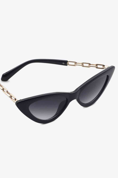 Chain Detail Cat-Eye Sunglasses - Munsieur