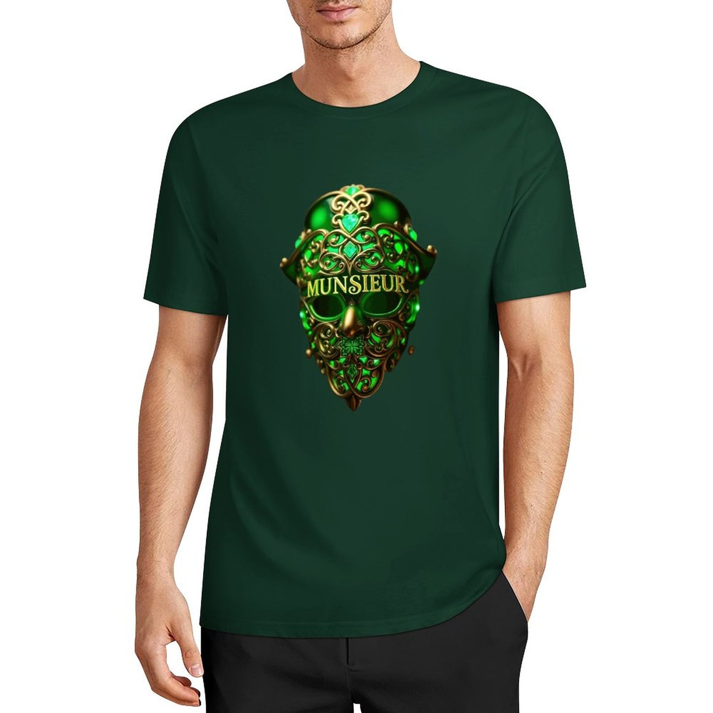 Munsieur St. Patrick's Day Collection "Skull of Clovernook" Tee for Men