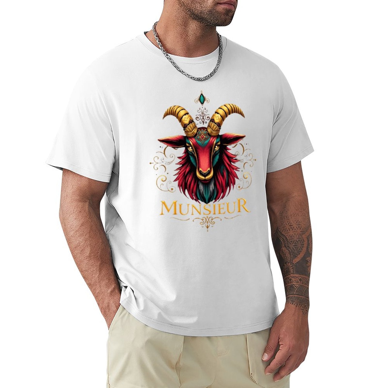 *Sale** Men's Munsieur Tee "Icon Billy" Designer Streetwear Fashion