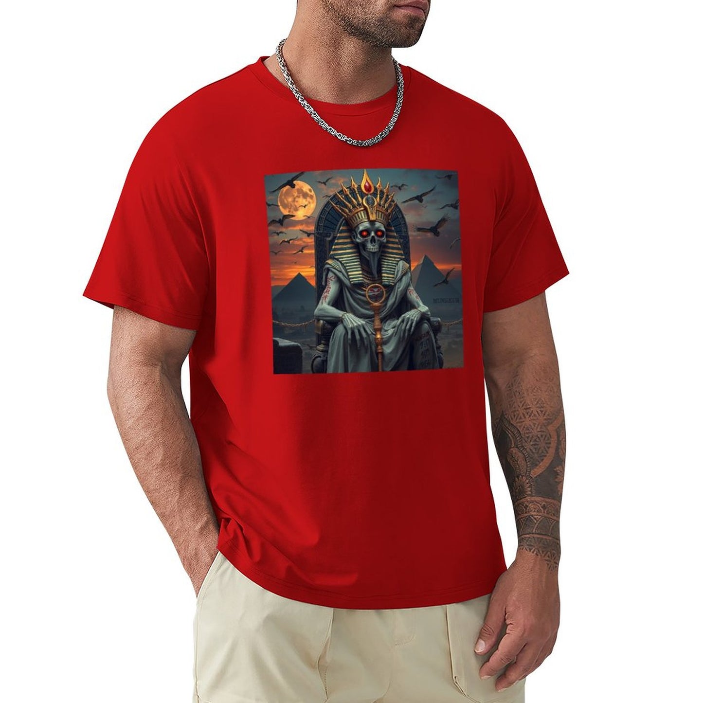 Munsieur Pharaoh's Reign Collection Men's Tee IV (High Definition & Front Printing)