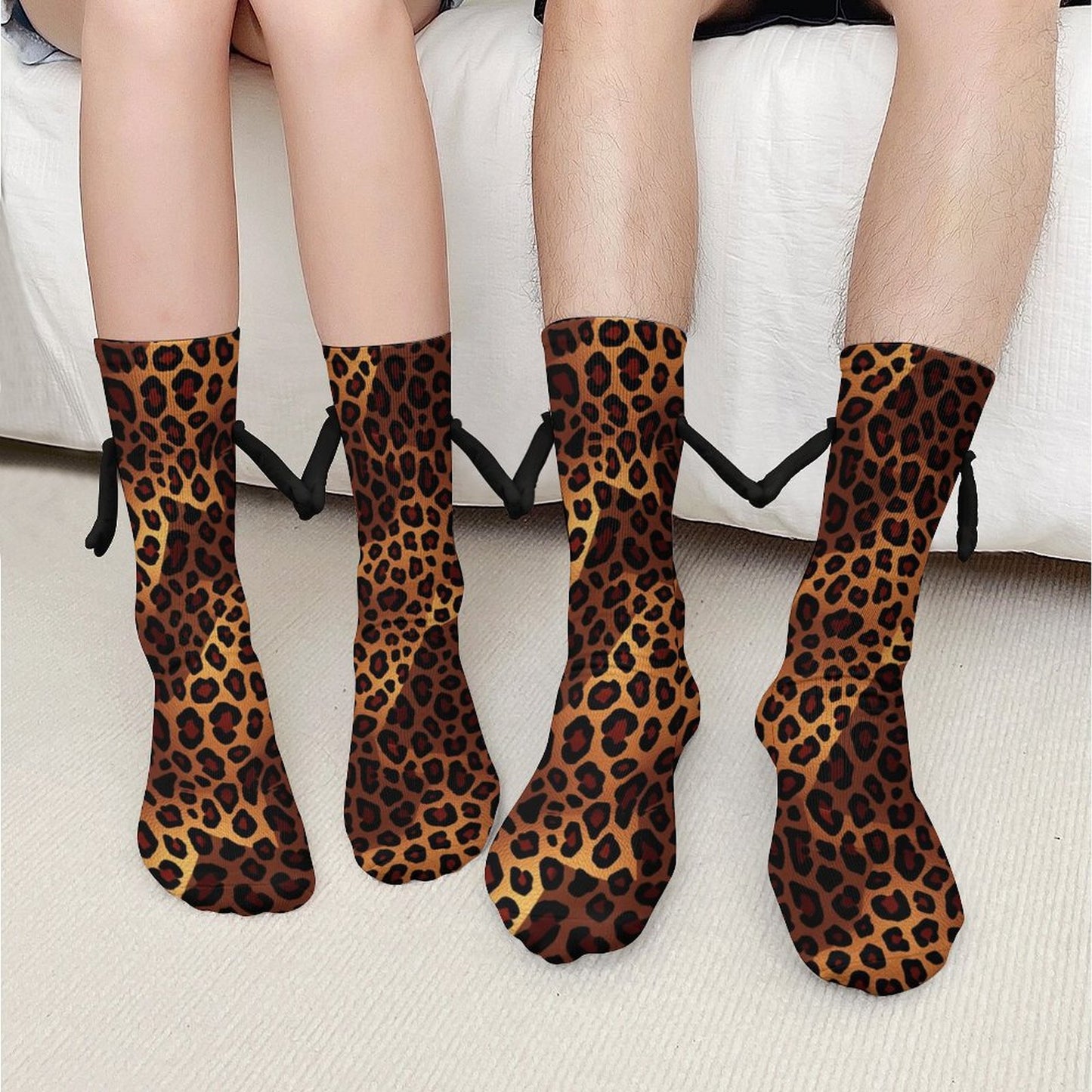 Munsieur Design Buddy Socks Magnetic Holding Hands Funny Socks accessories