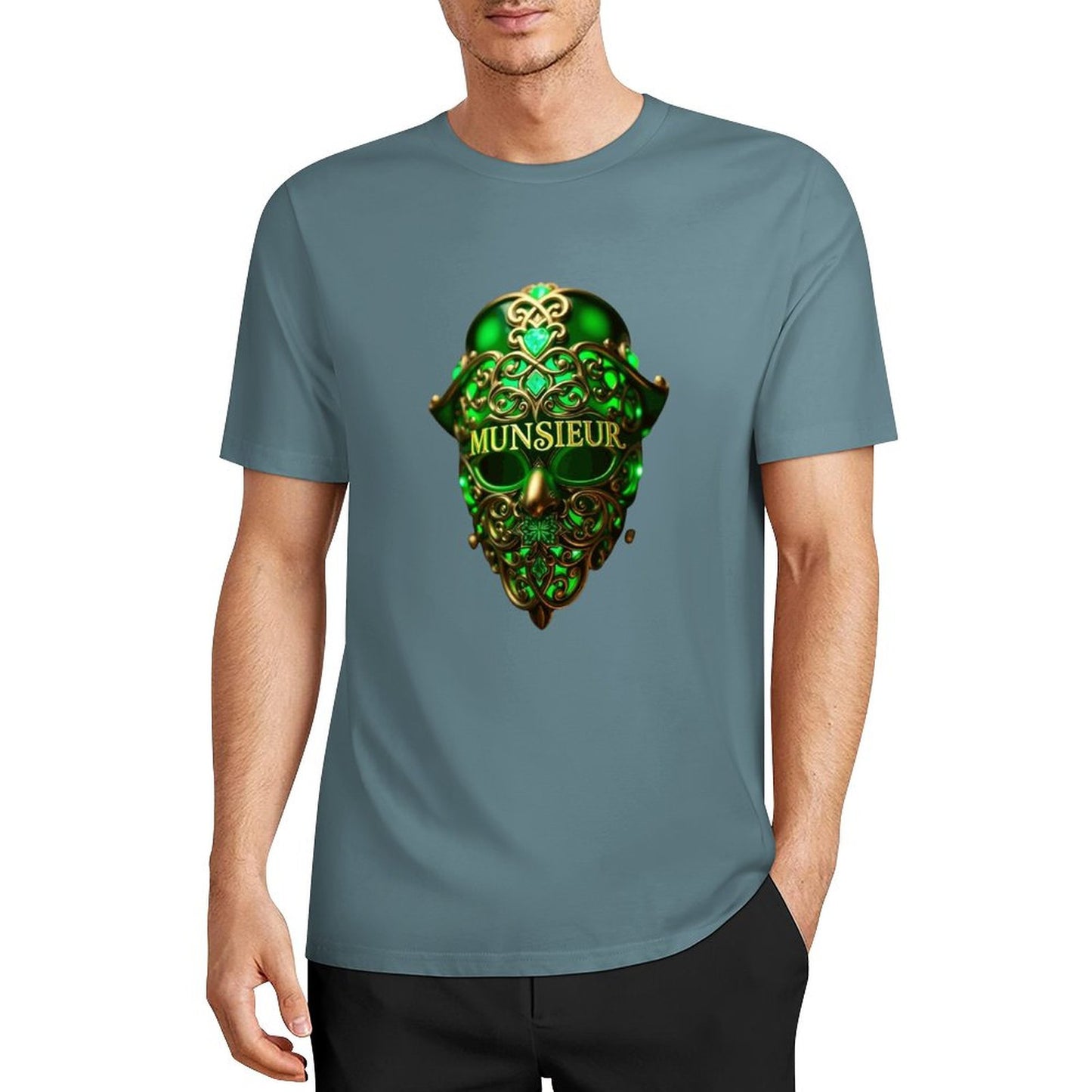 Munsieur St. Patrick's Day Collection "Skull of Clovernook" Tee for Men