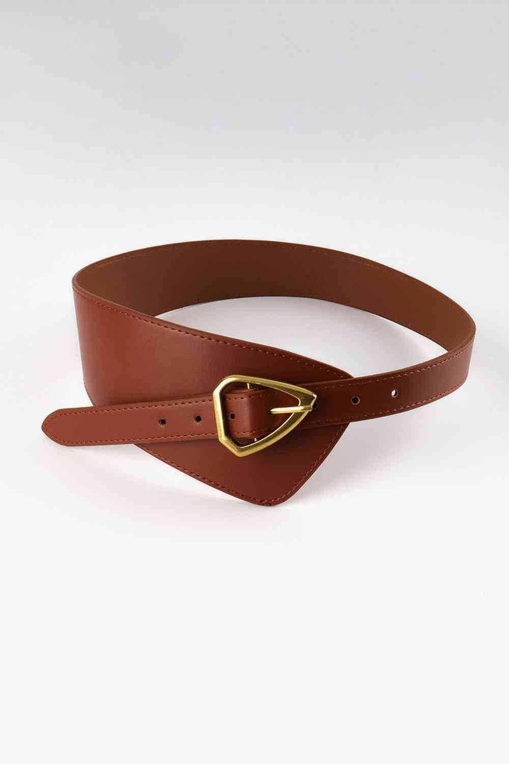 Irregular PU Leather Belt - Munsieur