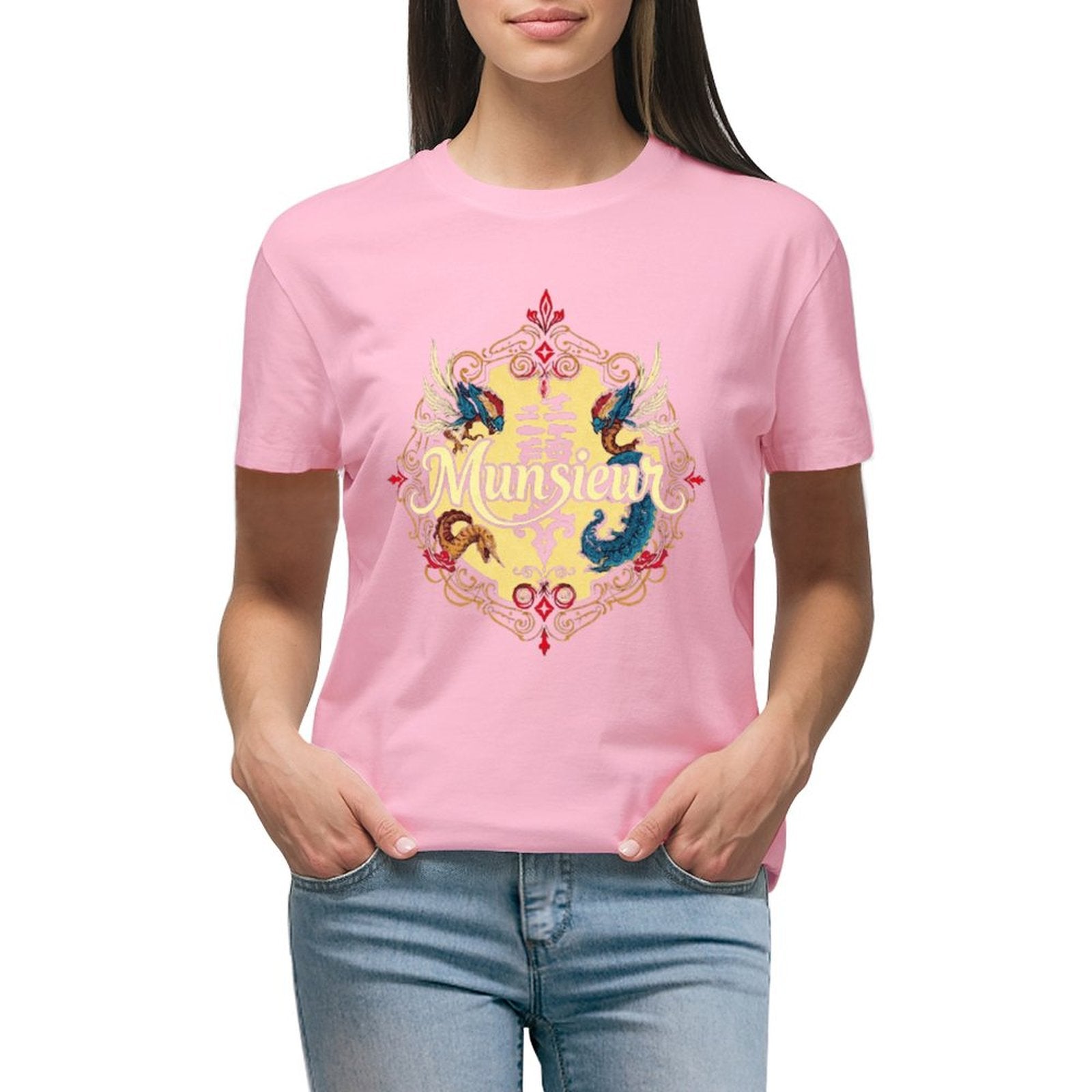 **Heatwave Sale** Munsieur Women's T-shirt Designer Streetwear for Her