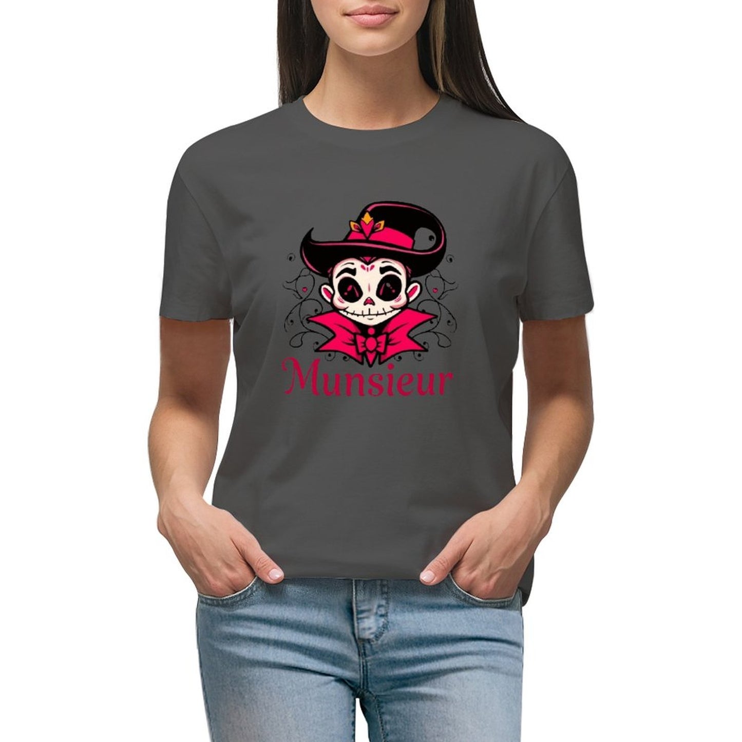 Women's Munsieur T-shirt Valentine's Day Collection "Count Lovie" Streetwear Fashion for Her