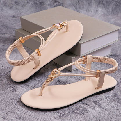 New Casual Beach Plus Size Rhinestone Sandals