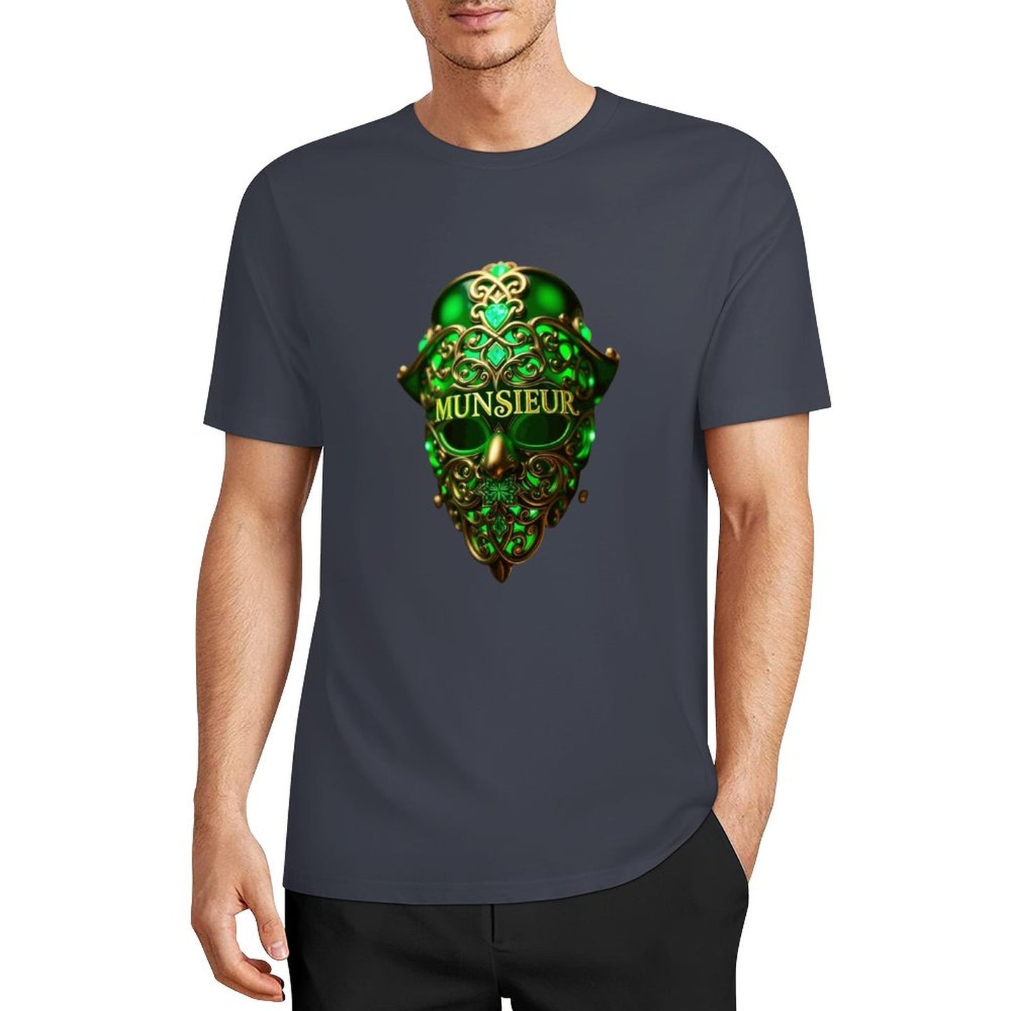 Munsieur St. Patrick's Day Collection "Skull of Clovernook" Tee for Men