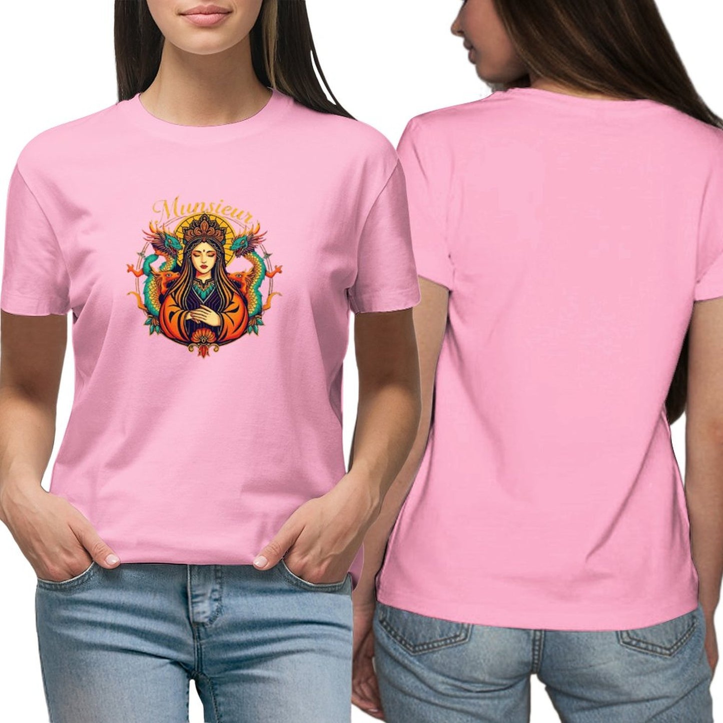 Munsieur T-Shirt for Women: Timeless Simplicity with a Premium Fit - Munsieur