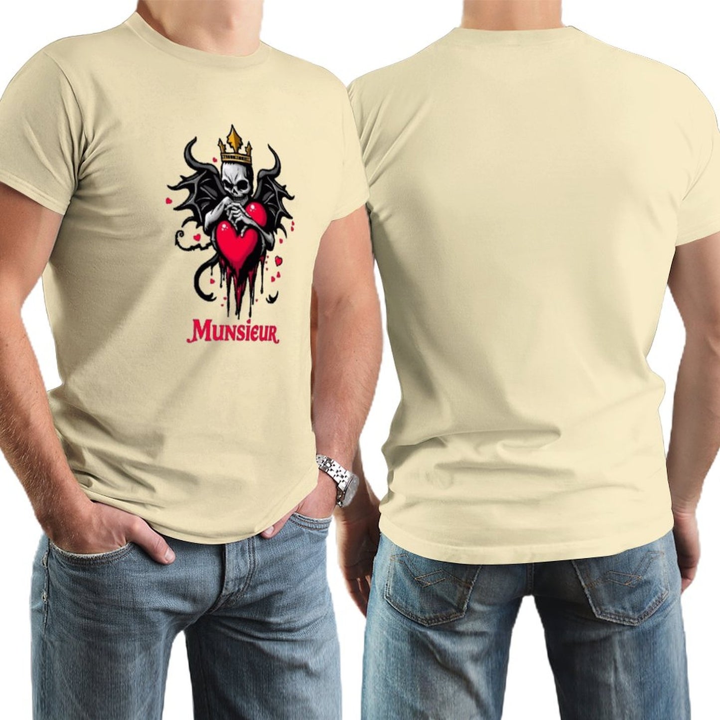 Munsieur Valentine's Day Collection "King of " Tee for Men