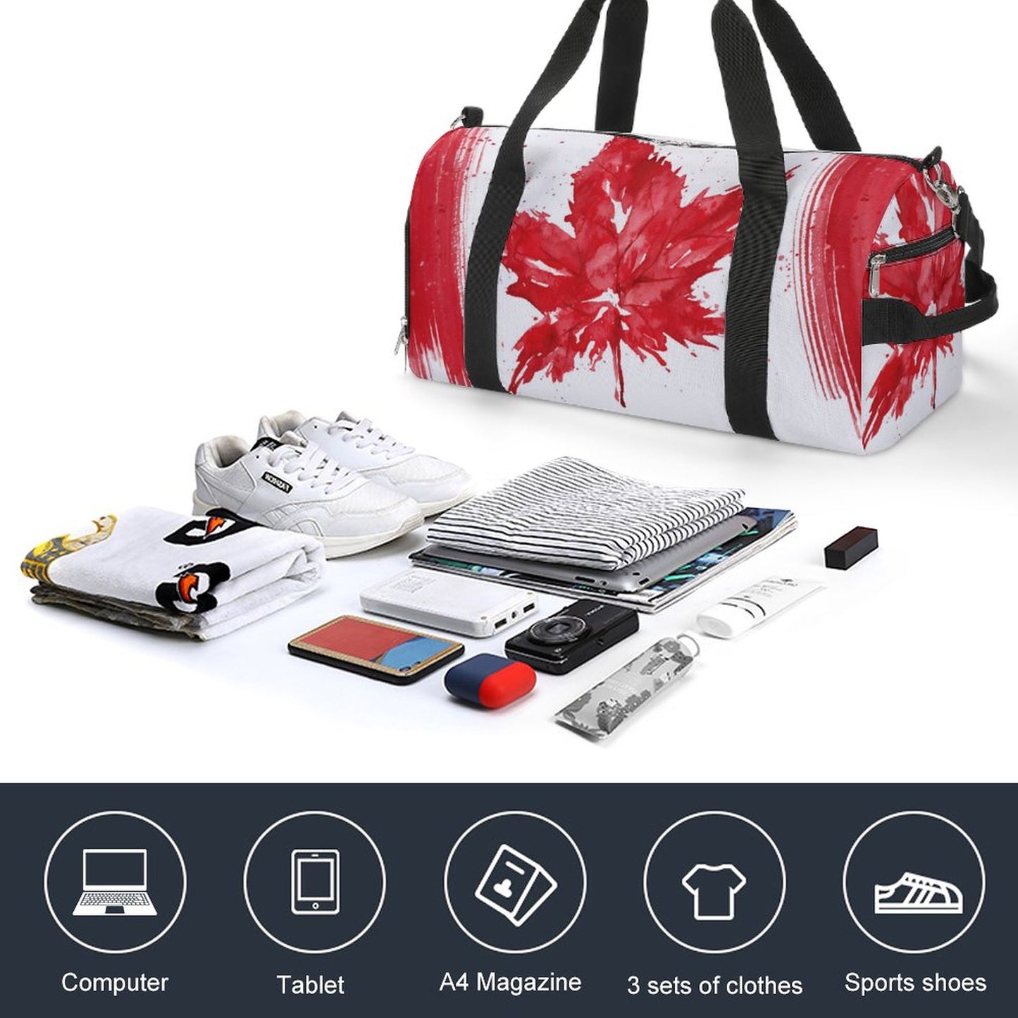 Gym bag Large Capacity Sports Duffel "Ol' Canada"