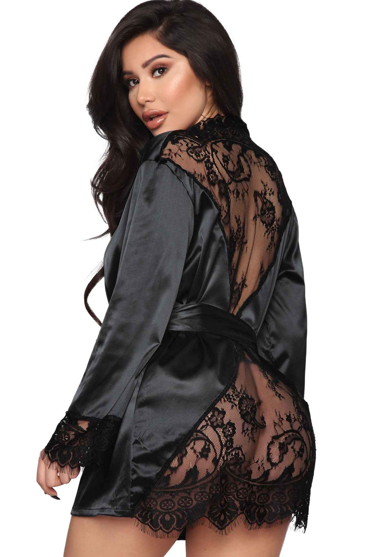 Ladies Robe Sexy Red