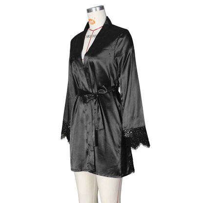 Ladies Robe Sexy Red