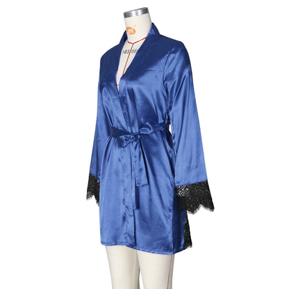Ladies Robe Sexy Red