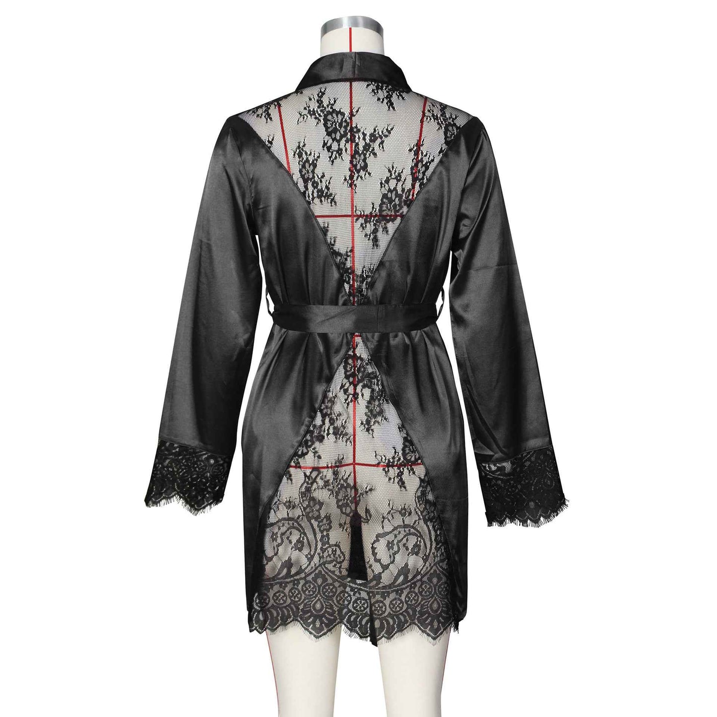 Ladies Robe Sexy Red