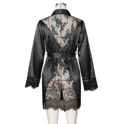 Ladies Robe Sexy Red
