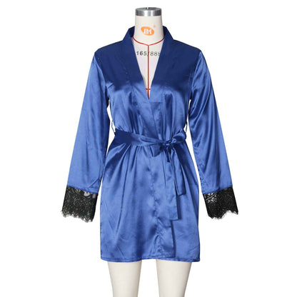 Ladies Robe Sexy Red