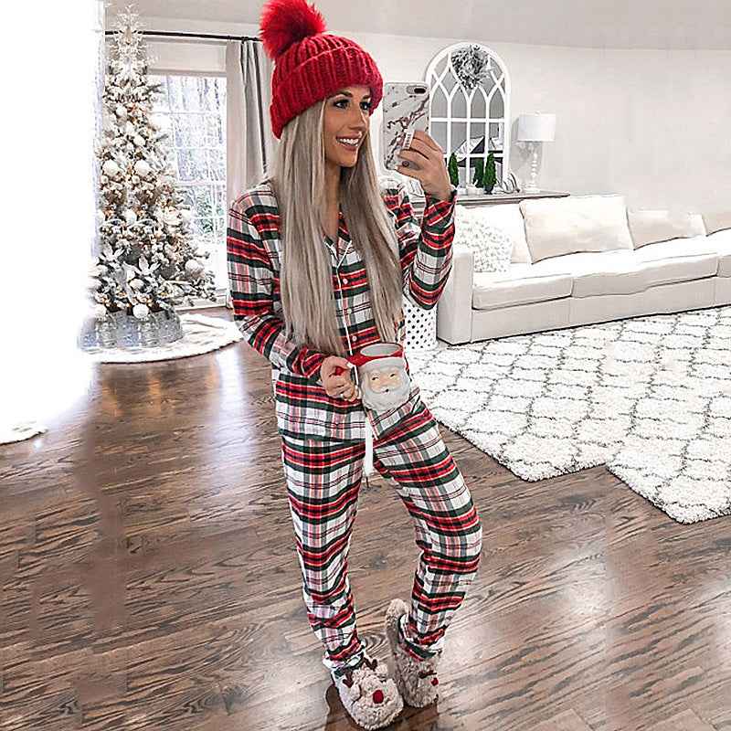 Christmas Striped Pajamas for Women