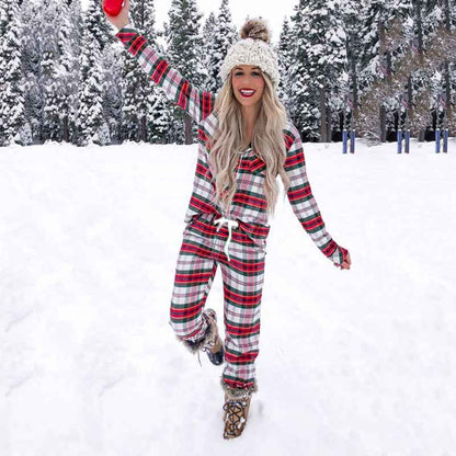 Christmas Striped Pajamas for Women