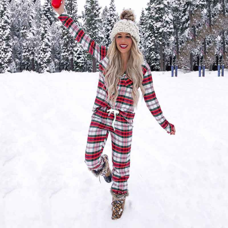 Christmas Striped Pajamas for Women