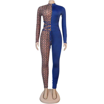Slim Fit One Piece Nightclub Uniform Jumpsuit