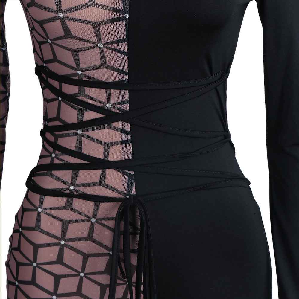 Slim Fit One Piece Nightclub Uniform Jumpsuit