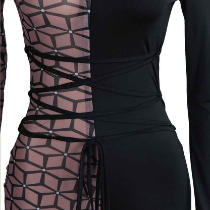 Slim Fit One Piece Nightclub Uniform Jumpsuit