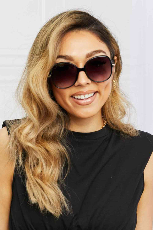 Metal-Plastic Hybrid Full Rim Sunglasses - Munsieur