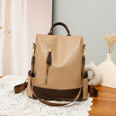 Stylish PU Leather Backpack for Everyday Adventures - Munsieur