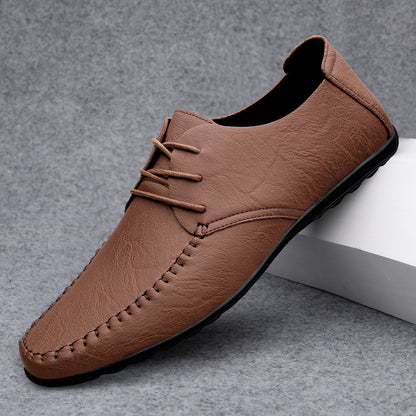 Men's Business Casual Breathable Leather Shoes - Munsieur