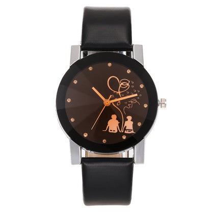 New Couple Trendy Stylish Glossy Simple Elegant Couples Watch