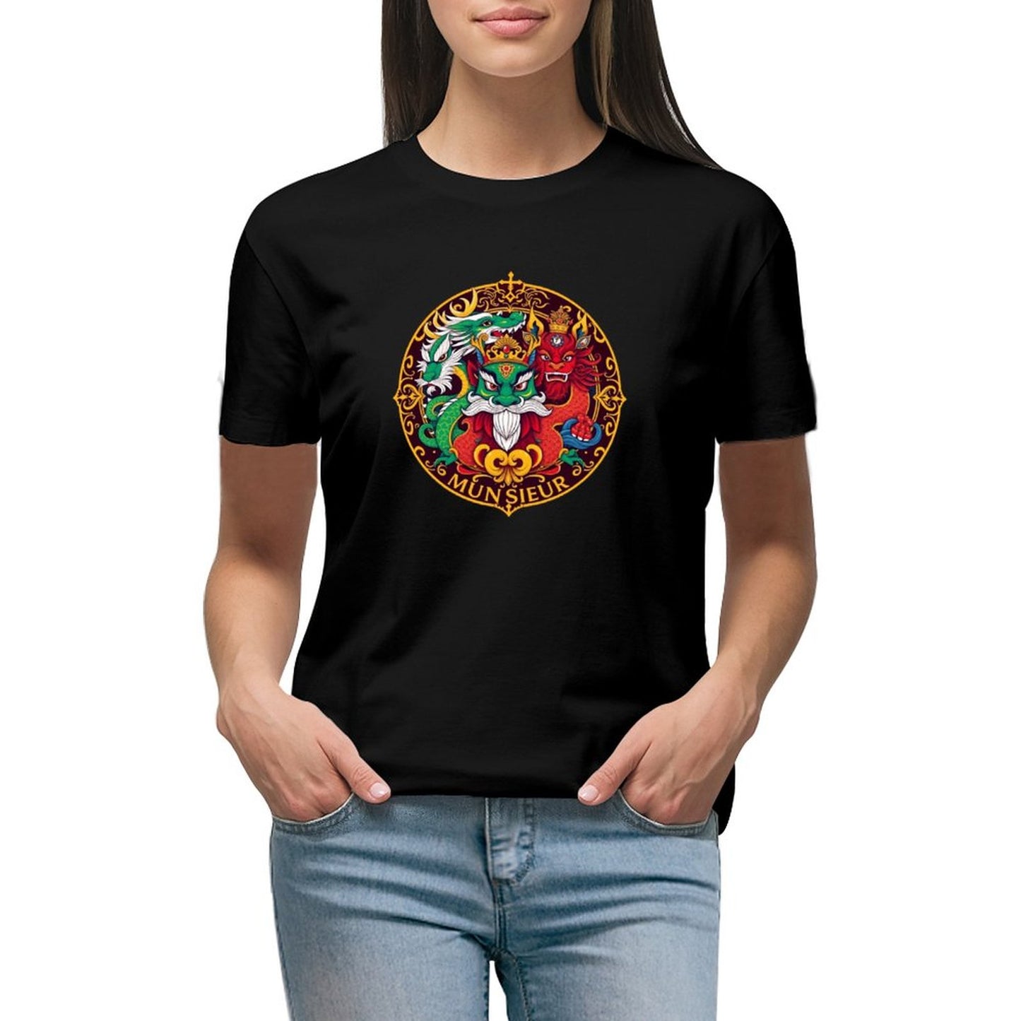 Munsieur T-Shirt for Women: Lightweight, Breathable, and Ultra-Stylish for Her - Munsieur