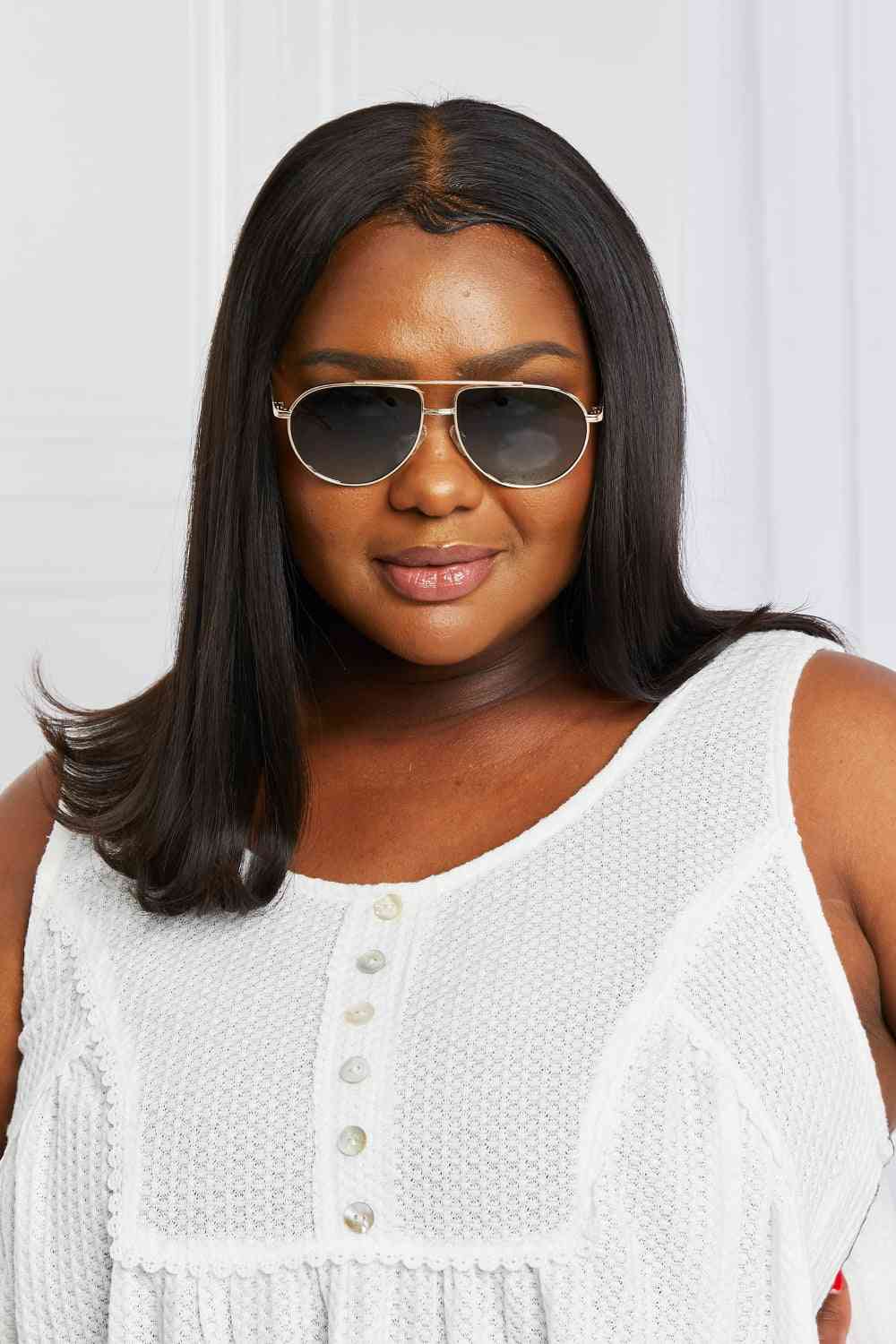 TAC Polarization Lens Aviator Sunglasses - Munsieur