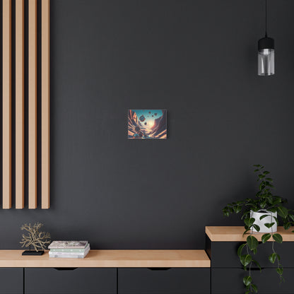 Surreal Time Landscape Canvas Art Print, Modern Home Decor, Timeless Gift, Unique Wall Art, Dreamy Nature Scene