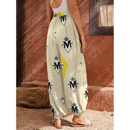 All-Over Print Women's Carrot Pants with Pockets