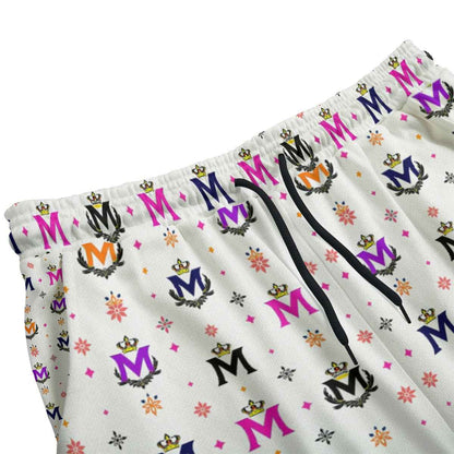 Women's Pants MUNSIEUR All-Over Print Knitted Fleece "Patty Melts"