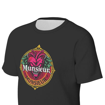 Men's Munsieur Graphic Tee "Hard Rock" Lightweight Comfortable Cotton