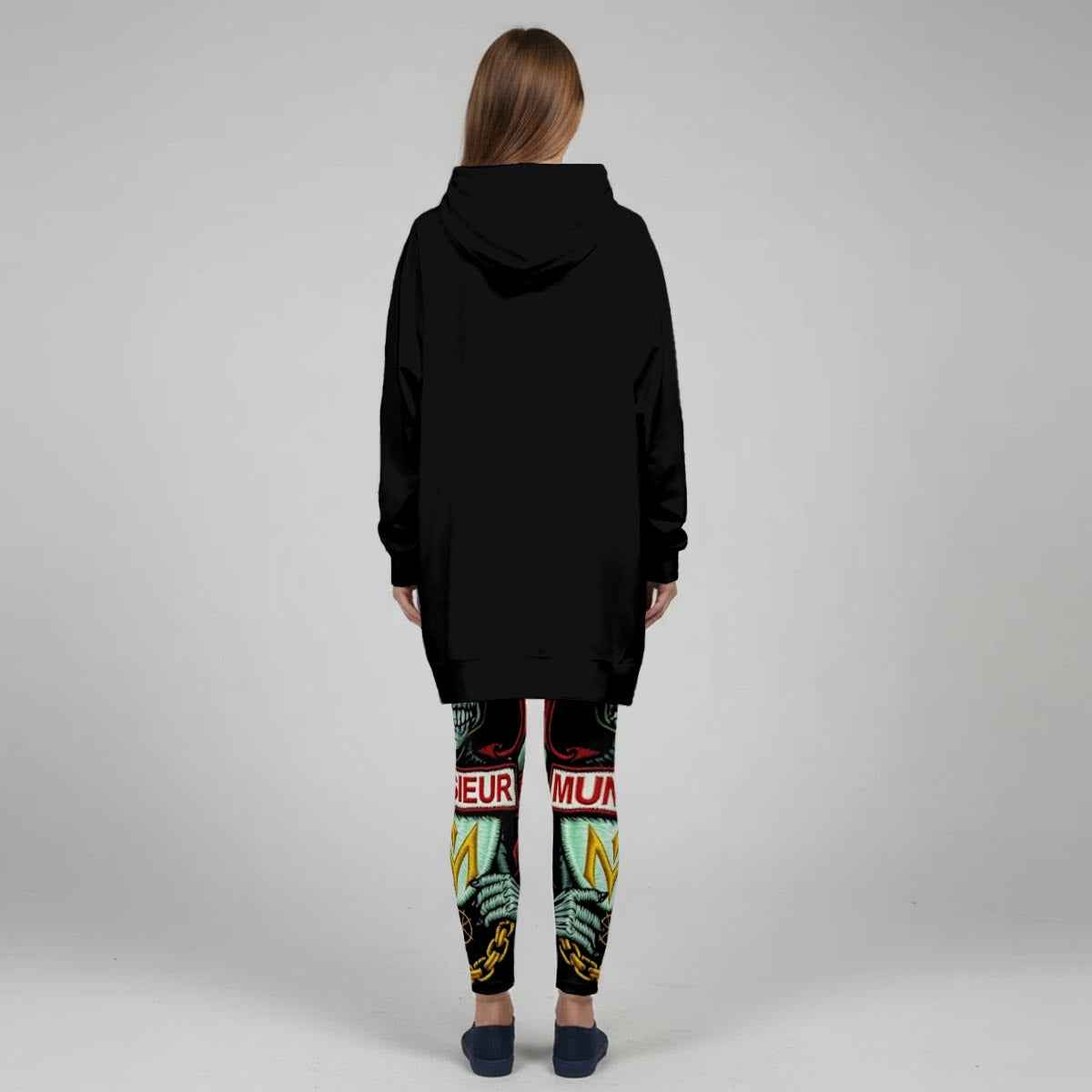 All-Over Print Women's Stretch Hoodie Set